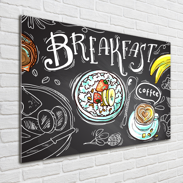 Acrylic print Breakfast