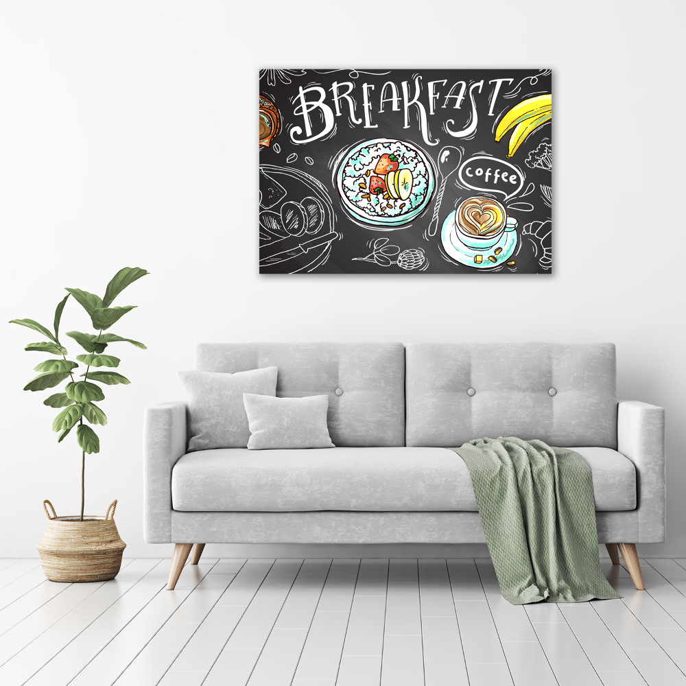 Acrylic print Breakfast