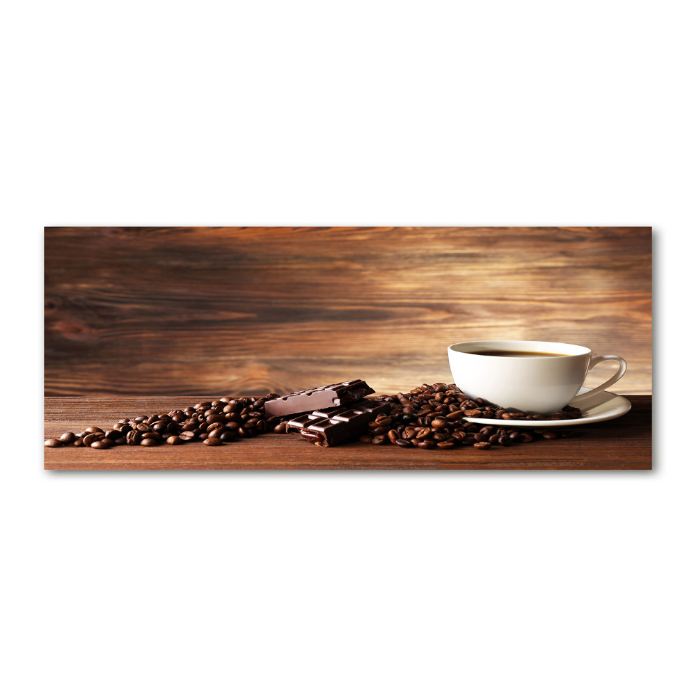 Acrylic wall picture Coffee and chocolate