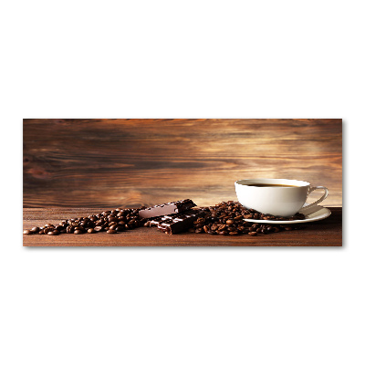 Acrylic wall picture Coffee and chocolate