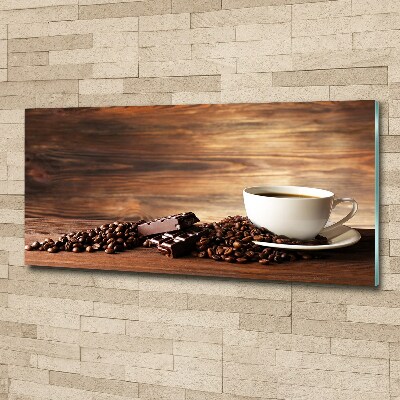 Acrylic wall picture Coffee and chocolate