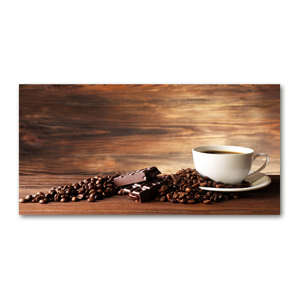 Acrylic wall picture Coffee and chocolate