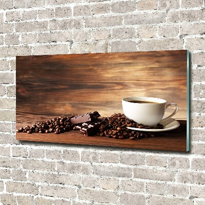 Acrylic wall picture Coffee and chocolate