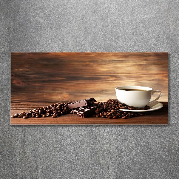 Acrylic wall picture Coffee and chocolate