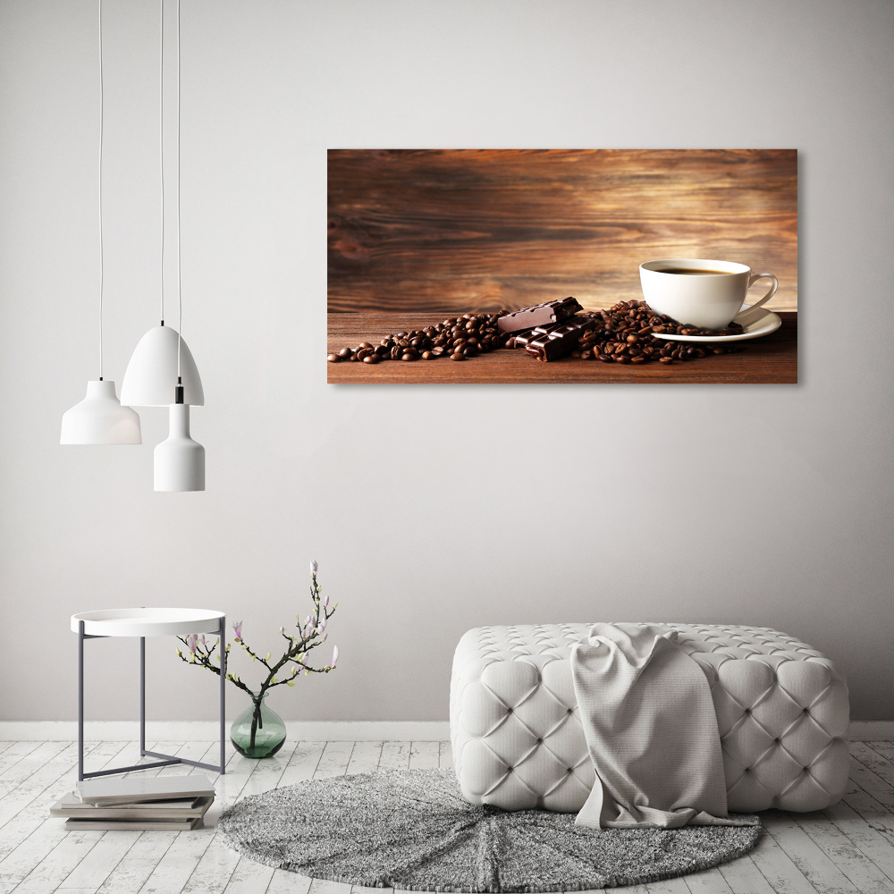 Acrylic wall picture Coffee and chocolate