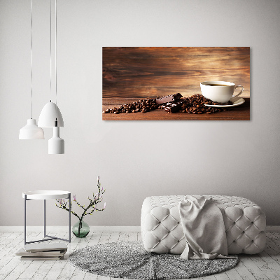 Acrylic wall picture Coffee and chocolate