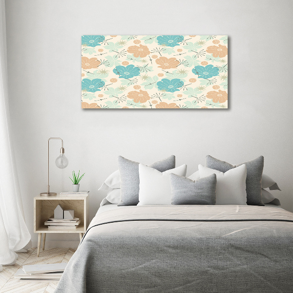 Print on acrylic Floral pattern