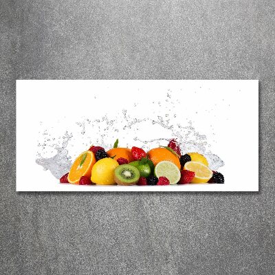 Print on acrylic Fruit and water