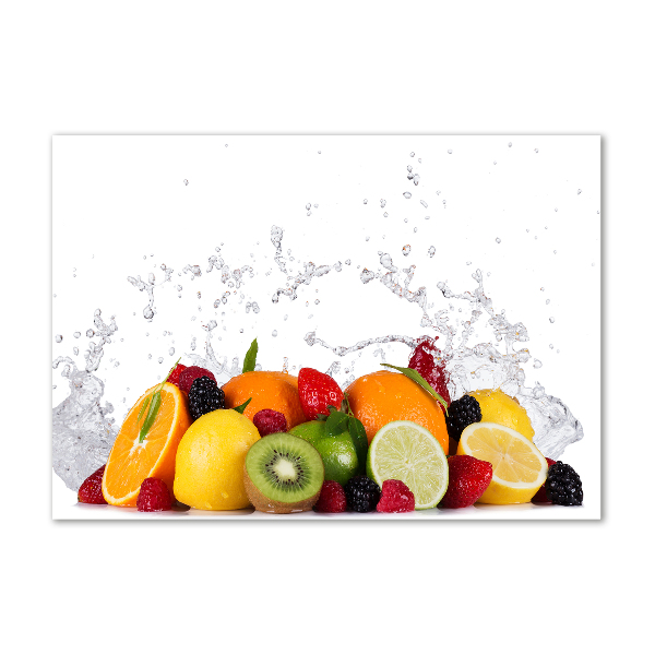 Print on acrylic Fruit and water