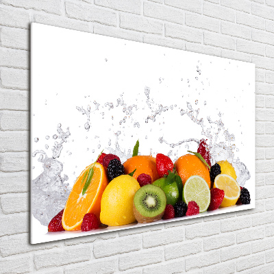 Print on acrylic Fruit and water