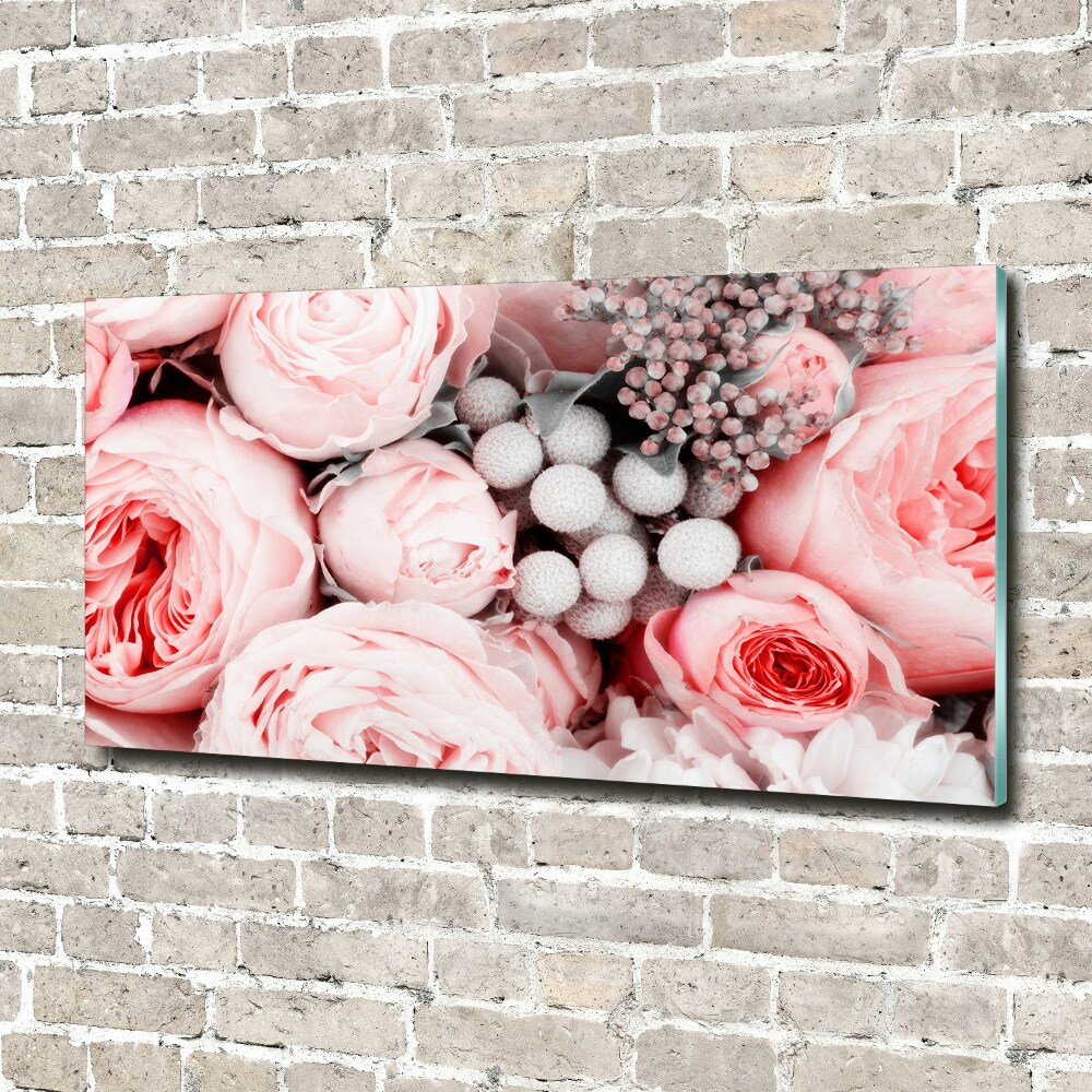 Wall art acrylic Bouquet of flowers