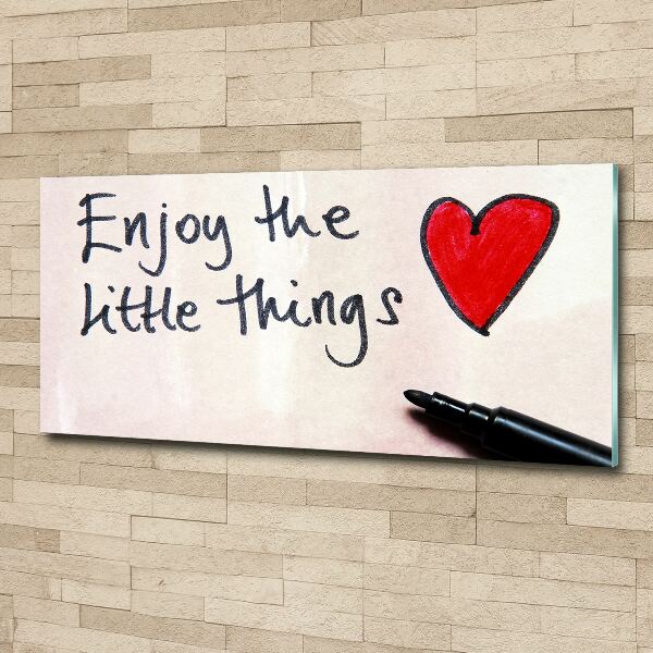 Acrylic print Little things