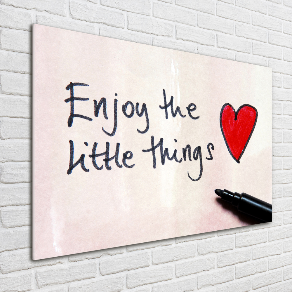 Acrylic print Little things