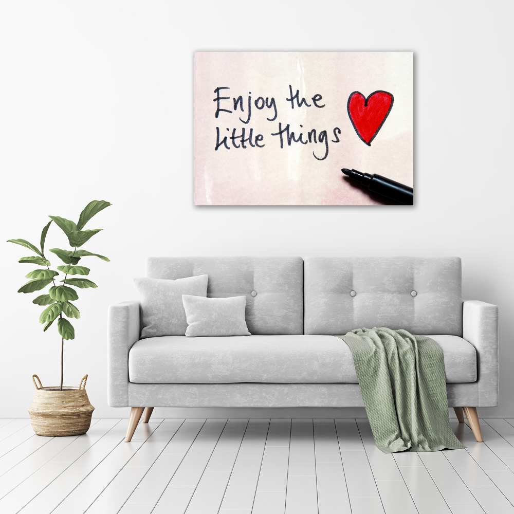 Acrylic print Little things