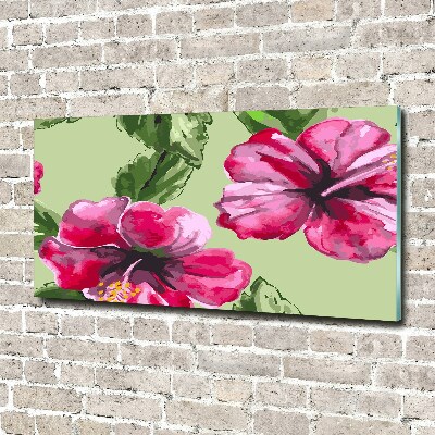 Print on acrylic Hawaiian flowers