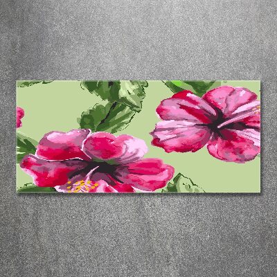 Print on acrylic Hawaiian flowers