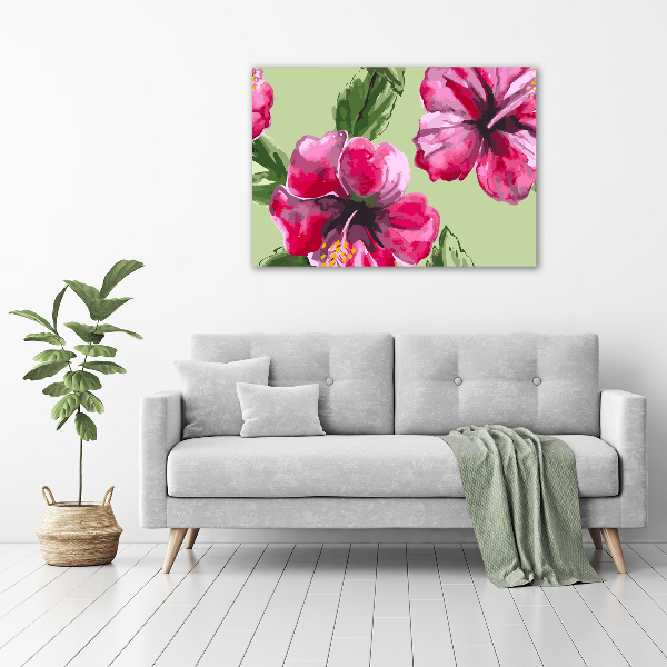 Print on acrylic Hawaiian flowers