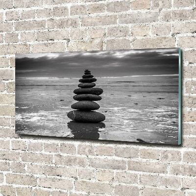 Wall art acrylic Balance stones