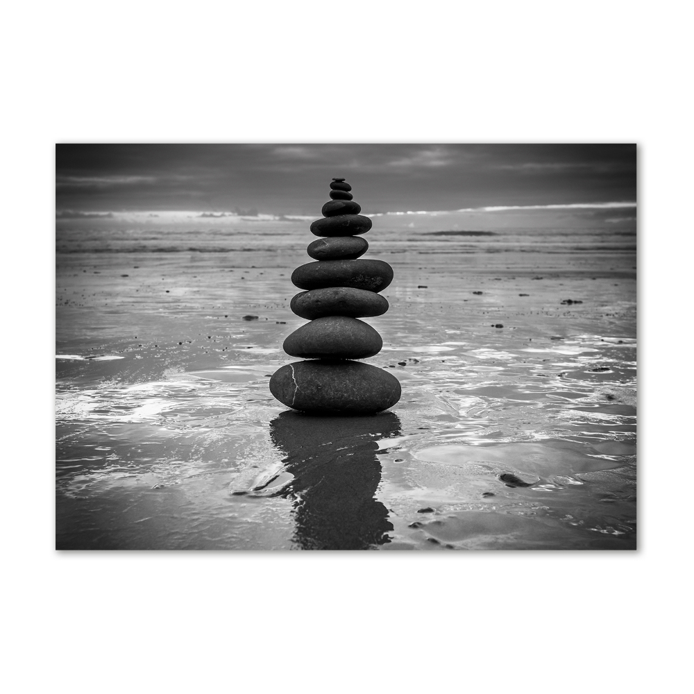 Wall art acrylic Balance stones