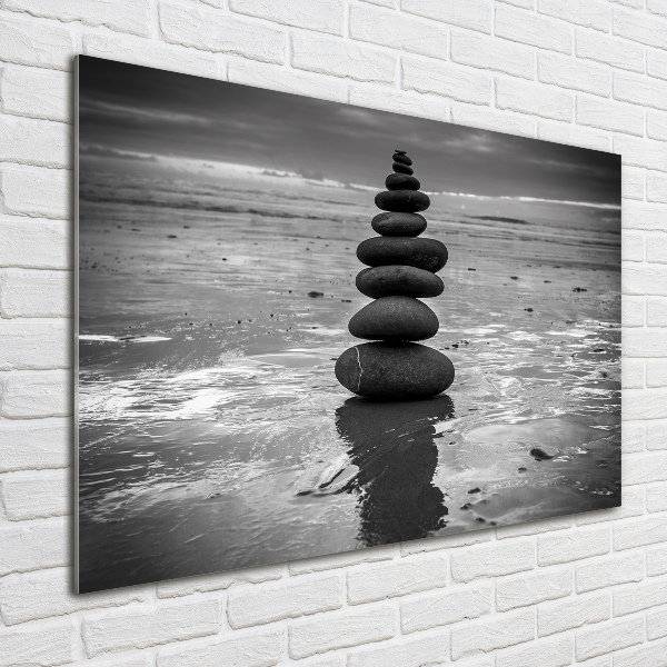 Wall art acrylic Balance stones