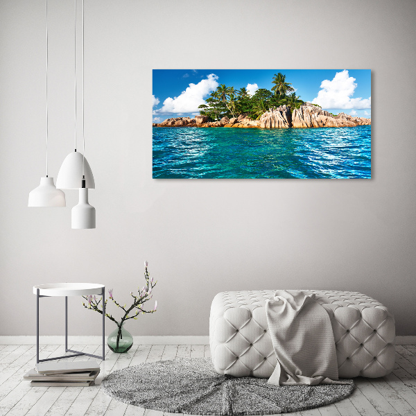 Print on acrylic Tropical island