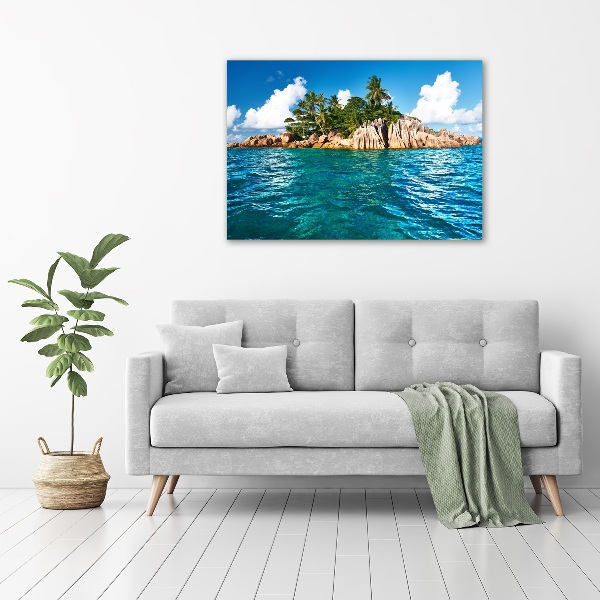 Print on acrylic Tropical island