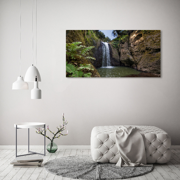 Print on acrylic Waterfall in Sardinia