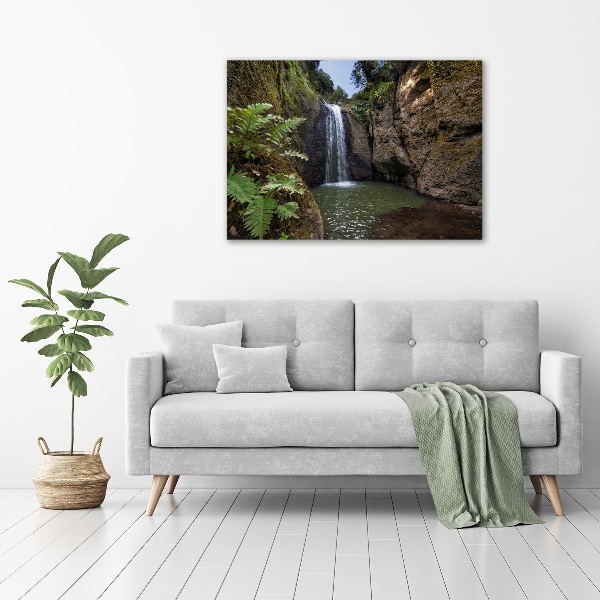 Print on acrylic Waterfall in Sardinia