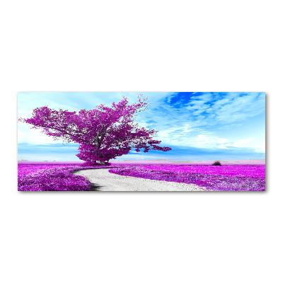 Acrylic print Tree and path