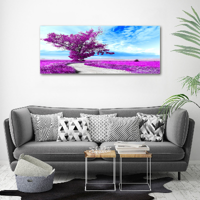 Acrylic print Tree and path