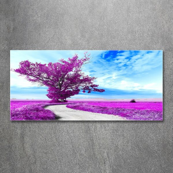 Acrylic print Tree and path