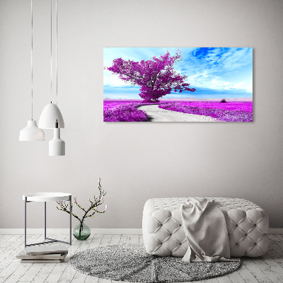 Acrylic print Tree and path