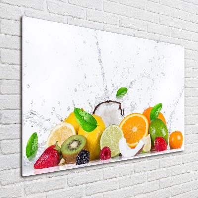 Print on acrylic Fruit and water