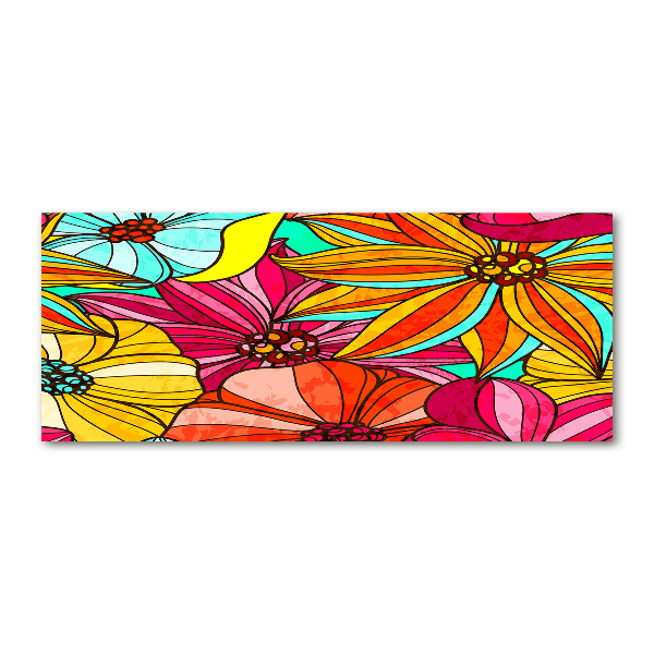 Wall art acrylic Floral pattern