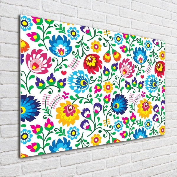 Acrylic wall art Ethnic pattern