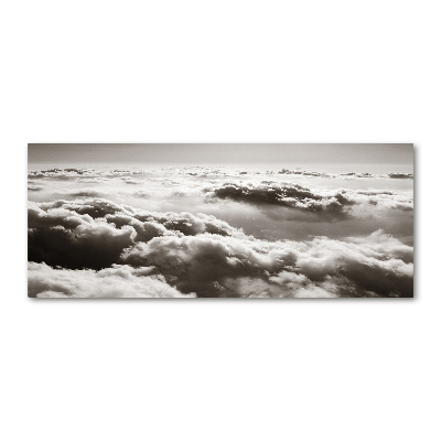 Acrylic wall art Bird's flight clouds