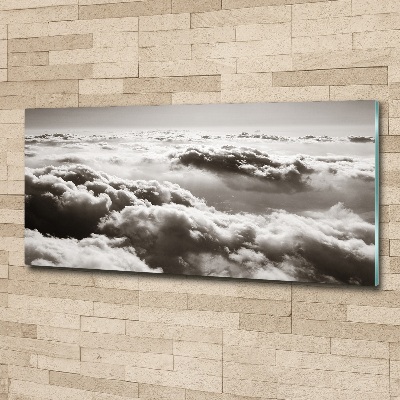 Acrylic wall art Bird's flight clouds