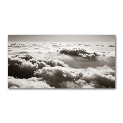 Acrylic wall art Bird's flight clouds