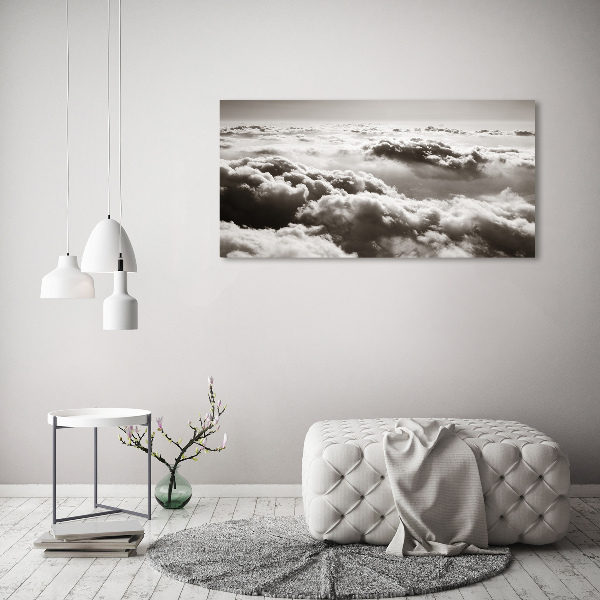 Acrylic wall art Bird's flight clouds