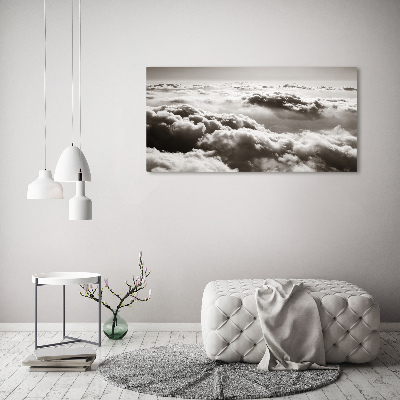 Acrylic wall art Bird's flight clouds