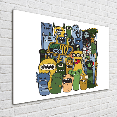 Print on acrylic Crazy monsters