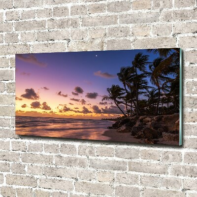 Acrylic wall art West on the beach