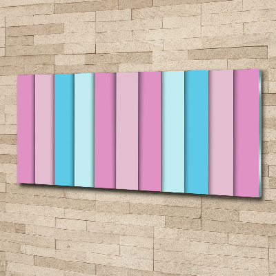 Acrylic wall art Colorful stripes