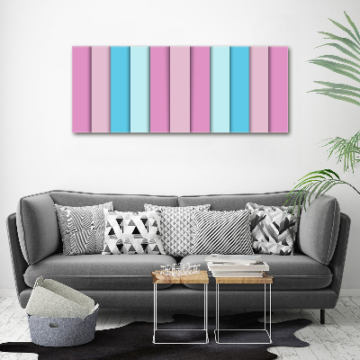 Acrylic wall art Colorful stripes