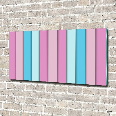 Acrylic wall art Colorful stripes