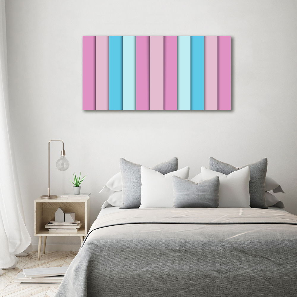 Acrylic wall art Colorful stripes