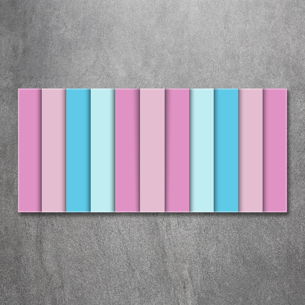 Acrylic wall art Colorful stripes