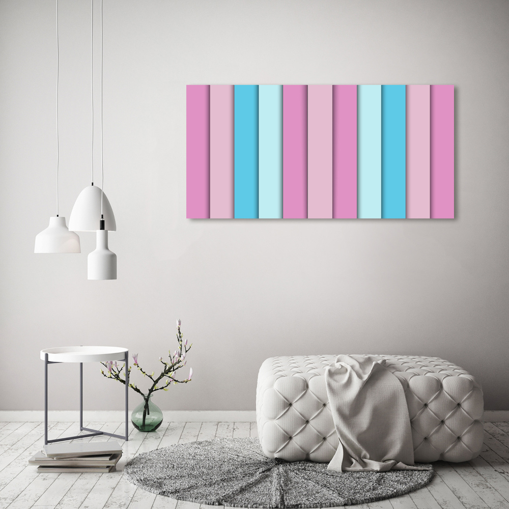 Acrylic wall art Colorful stripes