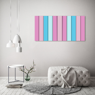 Acrylic wall art Colorful stripes