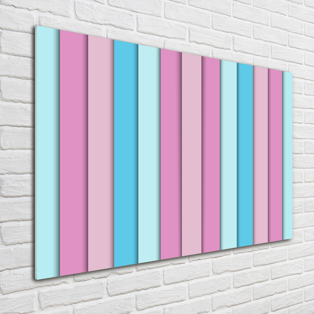 Acrylic wall art Colorful stripes